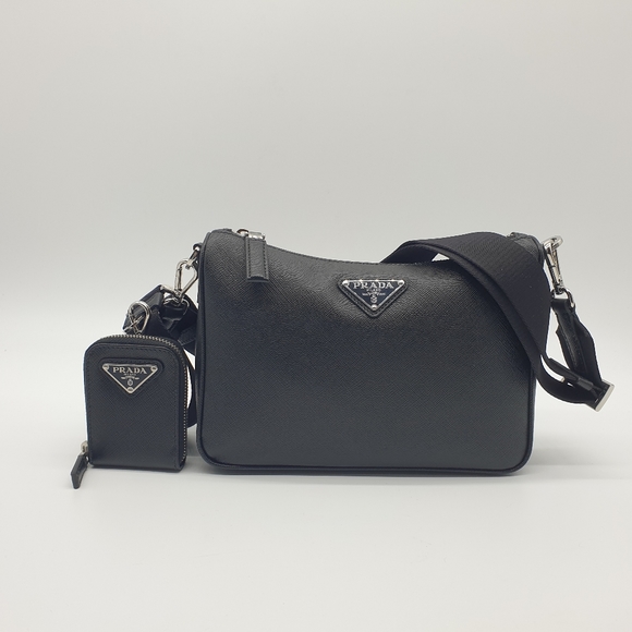 Prada re edition 2002 saffiano leather crossbody bag - Picture 1 of 7